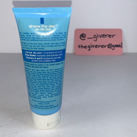 True Blue Spa Shave The Day Shaving Cream Bath & Body Works - Picture 2 of 7